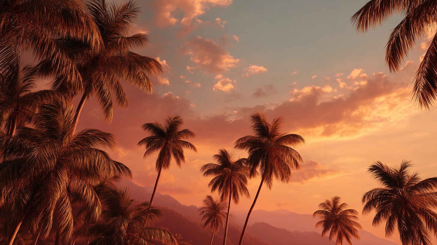 Vanilla sky: tropical warmth